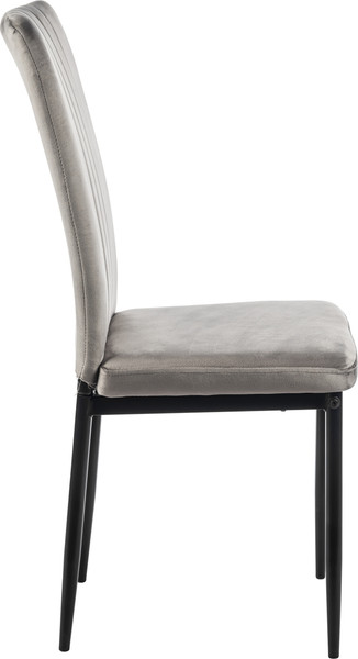 Изображение товара Стул Mio Tesoro Луи DC-060A (G062-38 серый/черный)