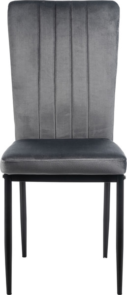 Изображение товара Стул Mio Tesoro Луи DC-060A (G062-40 темно-серый/черный)