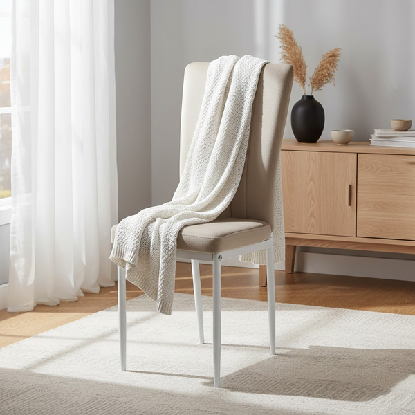 Изображение товара Стул Mio Tesoro Луи DC-060A (G062-14 бежевый/белый)