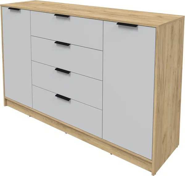 Изображение товара Тумба Интерлиния Концепт КТ-Т160 (серый/дуб золотой)