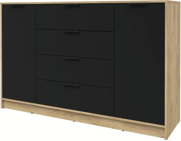 Изображение товара Тумба Интерлиния Концепт КТ-Т160 (черный/дуб золотой)