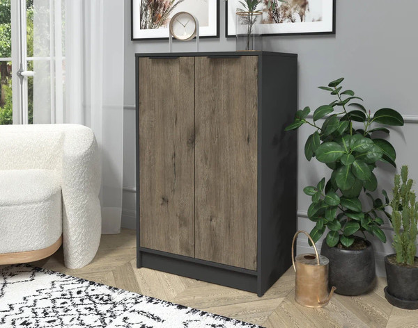 Изображение товара Тумба Интерлиния Концепт КТ-Т64 (дуб веллингтон/антрацит)