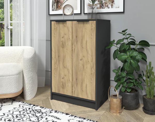 Изображение товара Тумба Интерлиния Концепт КТ-Т64 (дуб золотой/антрацит)