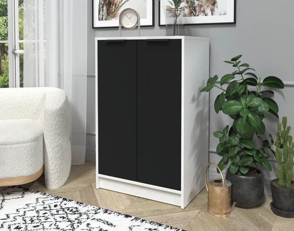 Изображение товара Тумба Интерлиния Концепт КТ-Т64 (черный/белый платинум)