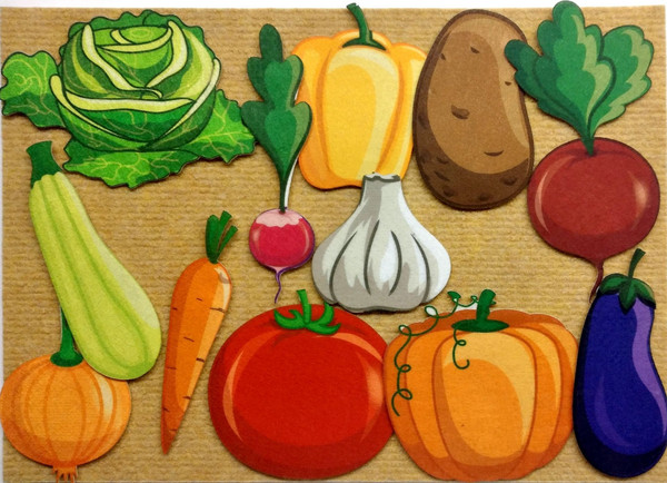 Изображение товара Развивающая игра Учитель-Канц Овощи. С развивающими карточками / 4680088302959