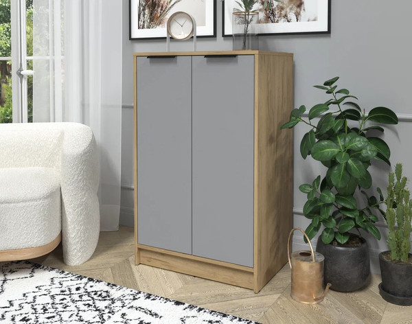 Изображение товара Тумба Интерлиния Концепт КТ-Т64 (серебро/дуб золотой)