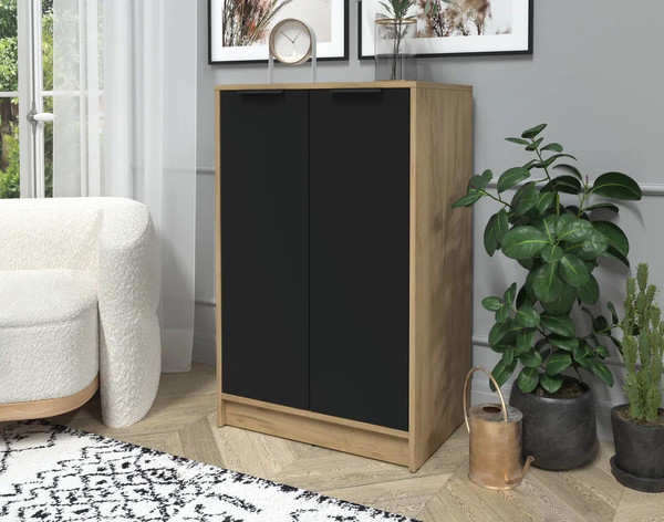 Изображение товара Тумба Интерлиния Концепт КТ-Т64 (черный/дуб золотой)