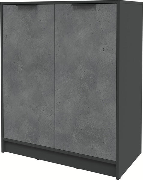 Изображение товара Тумба Интерлиния Концепт КТ-Т84 (бетон портленд/антрацит)