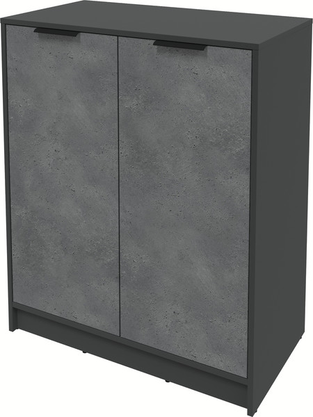 Изображение товара Тумба Интерлиния Концепт КТ-Т84 (бетон портленд/антрацит)