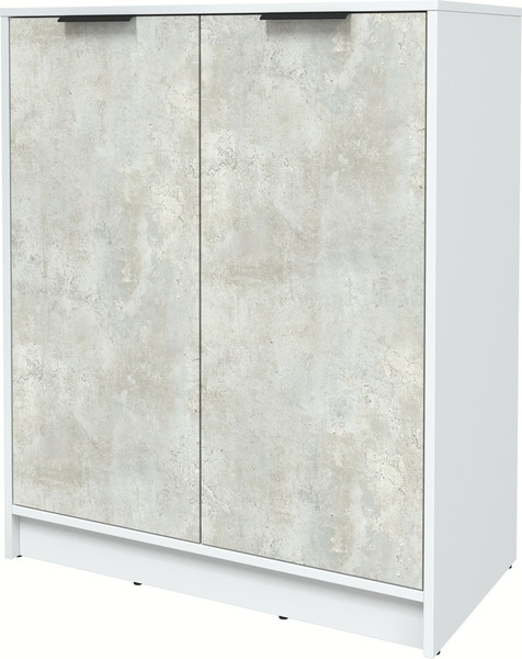 Изображение товара Тумба Интерлиния Концепт КТ-Т84 (бетон лайт/белый платинум)