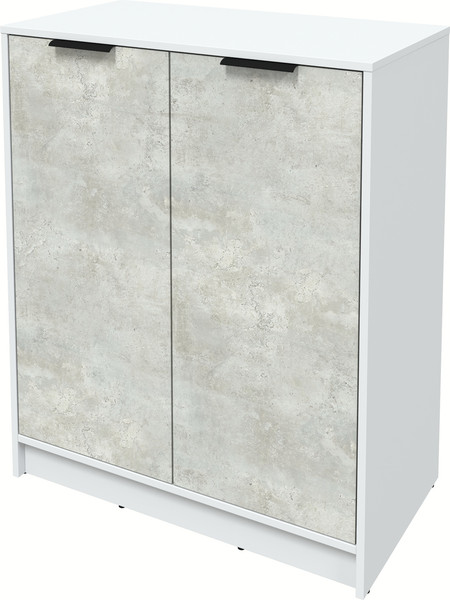 Изображение товара Тумба Интерлиния Концепт КТ-Т84 (бетон лайт/белый платинум)