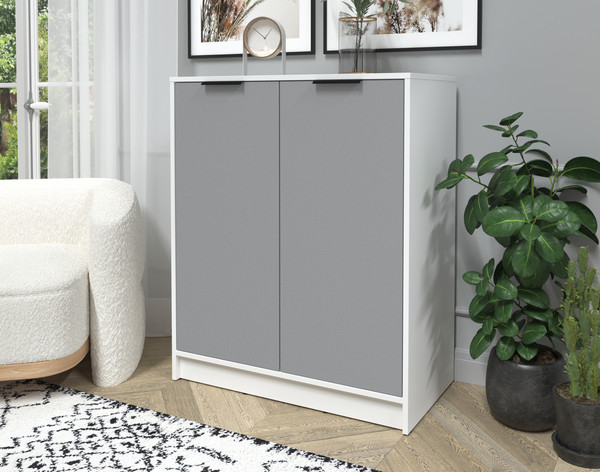 Изображение товара Тумба Интерлиния Концепт КТ-Т84 (серебро/белый платинум)