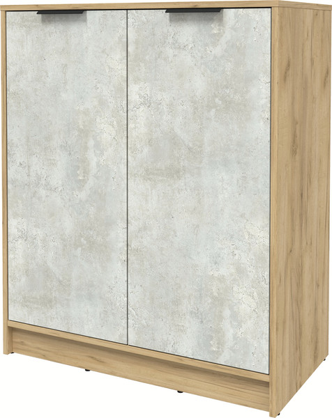 Изображение товара Тумба Интерлиния Концепт КТ-Т84 (бетон лайт/дуб золотой)