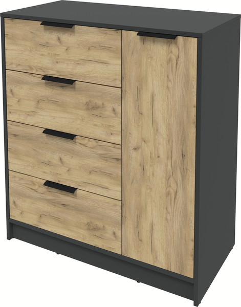 Изображение товара Тумба Интерлиния Концепт КТ-Т90 (дуб золотой/антрацит)