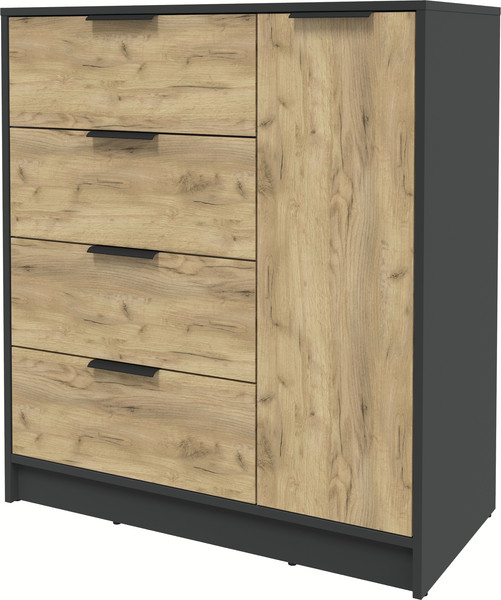 Изображение товара Тумба Интерлиния Концепт КТ-Т90 (дуб золотой/антрацит)