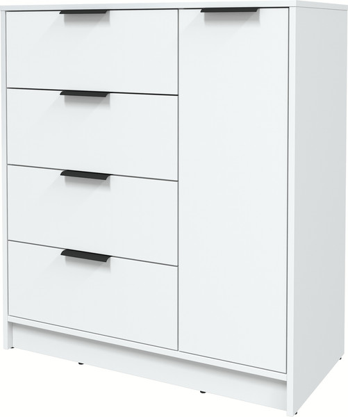 Изображение товара Тумба Интерлиния Концепт КТ-Т90 (белый платинум/белый платинум)