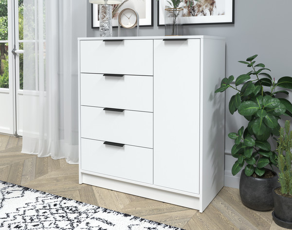 Изображение товара Тумба Интерлиния Концепт КТ-Т90 (белый платинум/белый платинум)