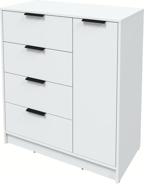 Изображение товара Тумба Интерлиния Концепт КТ-Т90 (белый платинум/белый платинум)