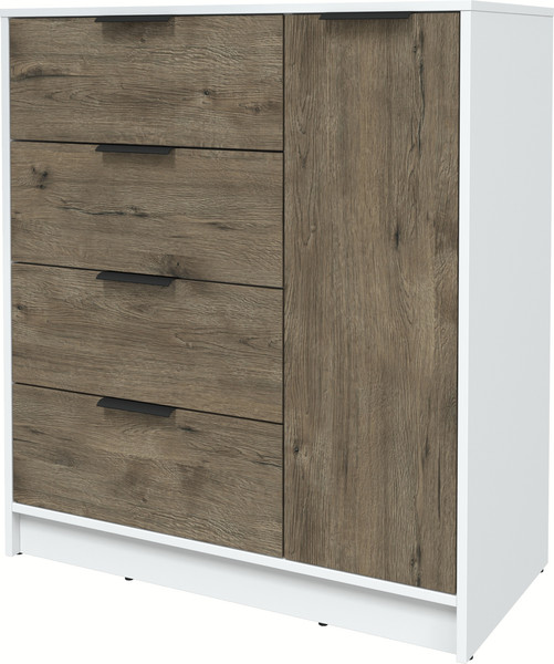 Изображение товара Тумба Интерлиния Концепт КТ-Т90 (дуб веллингтон/белый платинум)