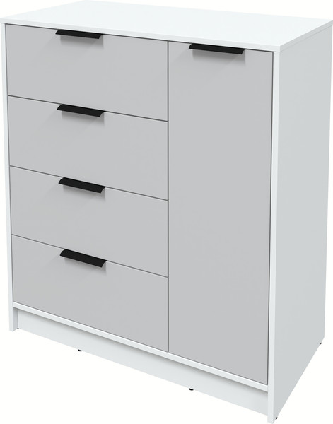 Изображение товара Тумба Интерлиния Концепт КТ-Т90 (серый/белый платинум)