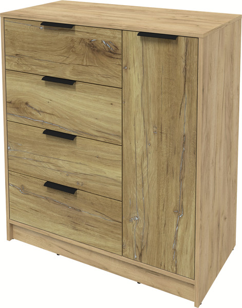 Изображение товара Тумба Интерлиния Концепт КТ-Т90 (дуб нокс/дуб золотой)