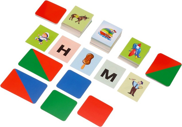 Изображение товара Развивающие карточки Учитель-Канц Звукобуквенные для фонет. разбора и обуч. чтению