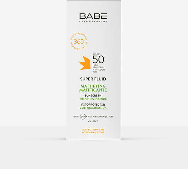 Изображение товара Флюид солнцезащитный Laboratorios Babe Superfluid Matificante Fotoprotector SPF50 (2x50мл)
