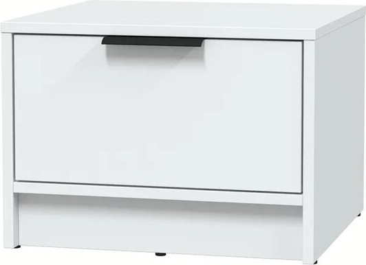 Изображение товара Прикроватная тумба Интерлиния Концепт КТ-ТК1-35 (белый платинум/белый платинум)