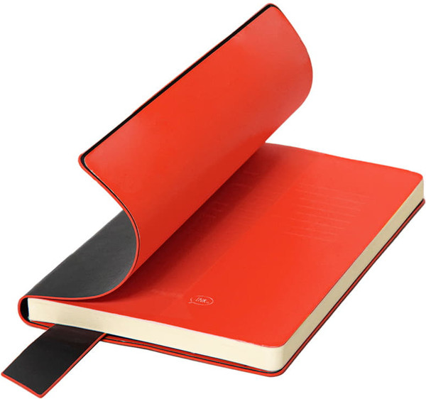 Изображение товара Записная книжка Happy Gifts Trendi / 21229/35/08 (128л, черный/красный)