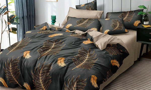 Изображение товара Комплект постельного белья LUXOR №F 72018 A/B N 1.5сп (поплин)