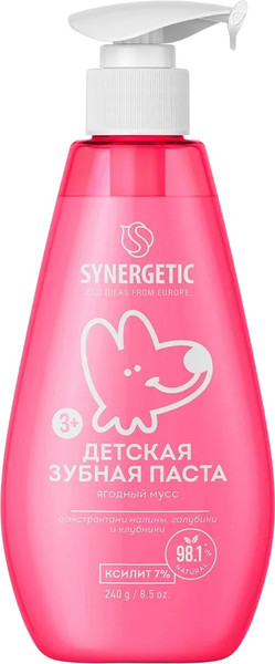 Изображение товара Зубная паста Synergetic Ягодный мусс (240г)