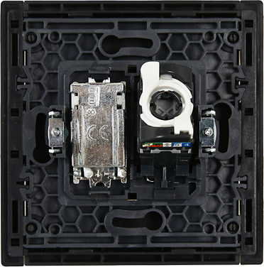 Изображение товара Розетка IEK FP-AK20-1-K02 (черный)