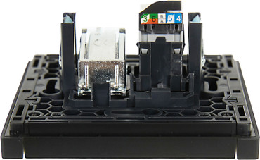 Изображение товара Розетка IEK FP-AK20-1-K02 (черный)