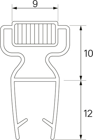 Изображение товара Уплотнители для душевой кабины IDDIS Optima Home 965S8M02DZ (2шт)