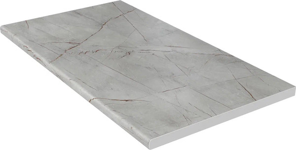 Изображение товара Кухонный гарнитур Интерлиния Мила Gloss 2.45-ПМ3 (дуб вотан/ваниль глянец/серый каспий)