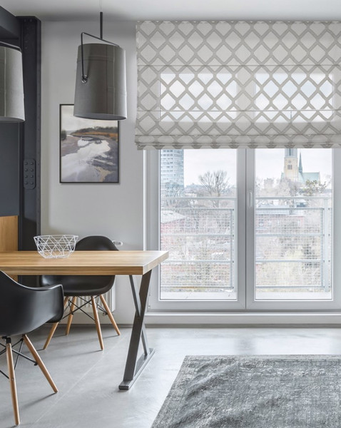 Изображение товара Римская штора Delfa Макси Fantazi Vual 196 СШД-02М 557/004 (150x180, серый)