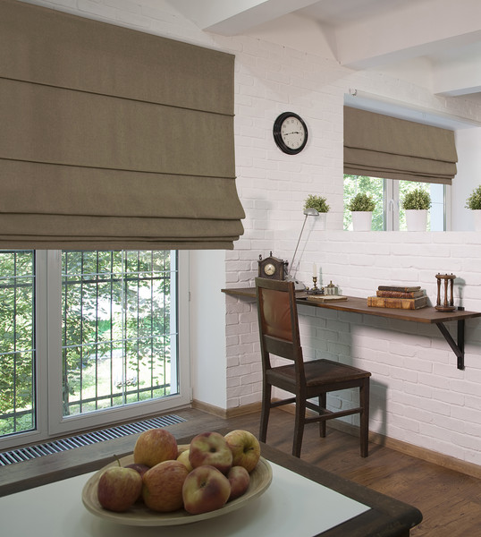 Изображение товара Римская штора Delfa Макси Madrid СШД-02М 561/010 (120x180, коричневый)