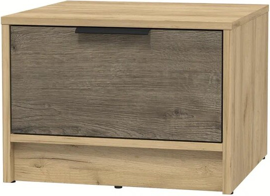 Изображение товара Прикроватная тумба Интерлиния Концепт КТ-ТК1-35 (дуб веллингтон/дуб золотой)