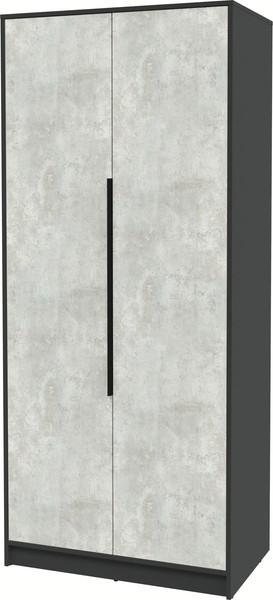 Изображение товара Шкаф Интерлиния Концепт КТ-Ш2 (бетон лайт/антрацит)