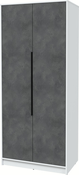 Изображение товара Шкаф Интерлиния Концепт КТ-Ш2 (бетон портленд/белый платинум)