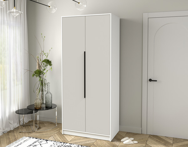 Изображение товара Шкаф Интерлиния Концепт КТ-Ш2 (персидский жемчуг/белый платинум)