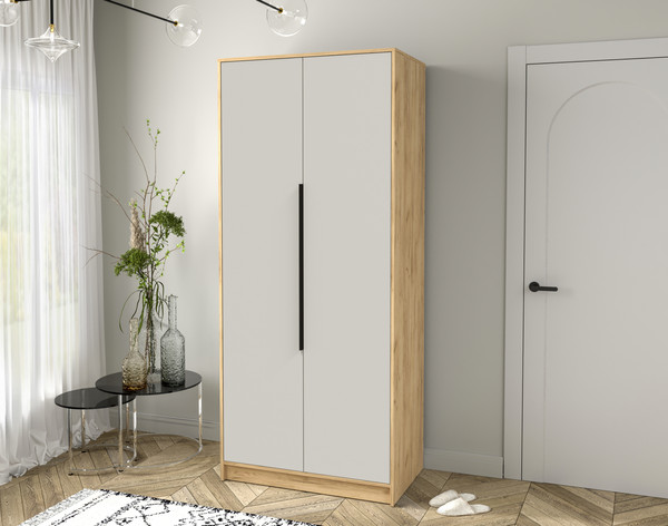 Изображение товара Шкаф Интерлиния Концепт КТ-Ш2 (персидский жемчуг/дуб золотой)