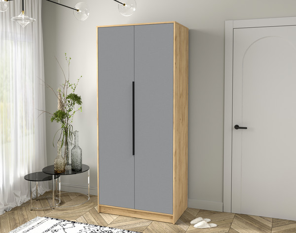 Изображение товара Шкаф Интерлиния Концепт КТ-Ш2 (серебро/дуб золотой)