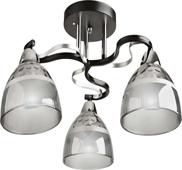 Изображение товара Люстра Aitin-Pro НПБ 02-3x60-101 / 8193/3 (черный/хром)