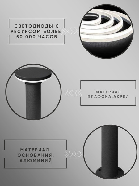 Изображение товара Светильник уличный Aitin-Pro F841Y/600