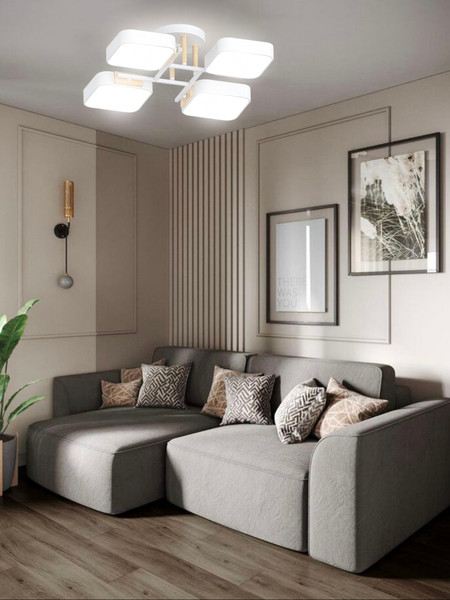 Изображение товара Люстра Aitin-Pro X3352/4 (белый/дерево)