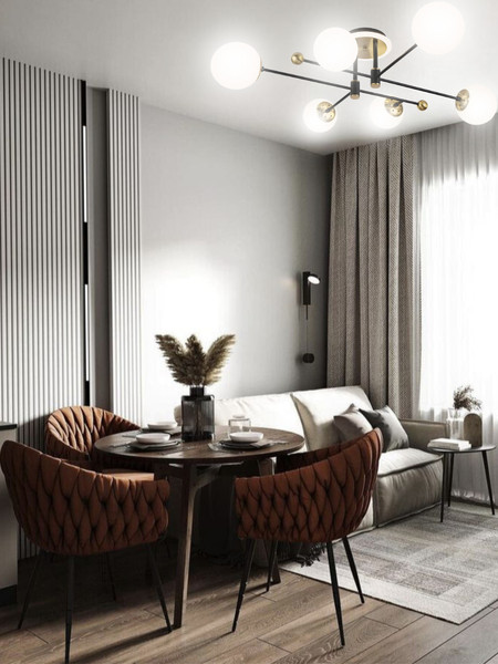 Изображение товара Люстра Aitin-Pro L73043/6T (черный/золото)