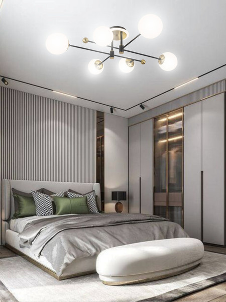 Изображение товара Люстра Aitin-Pro L73043/6T (черный/золото)