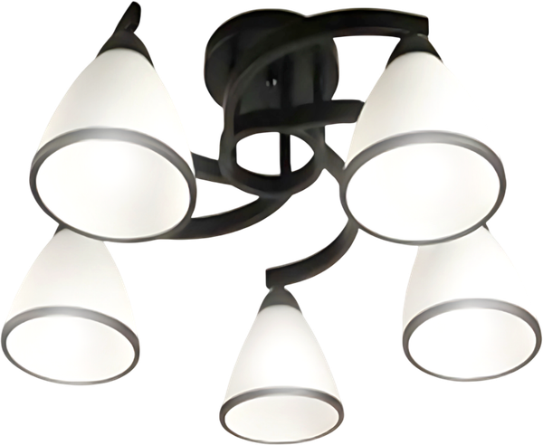 Изображение товара Люстра Aitin-Pro НПБ 02-5x60-101 / 7600/5 (черный)