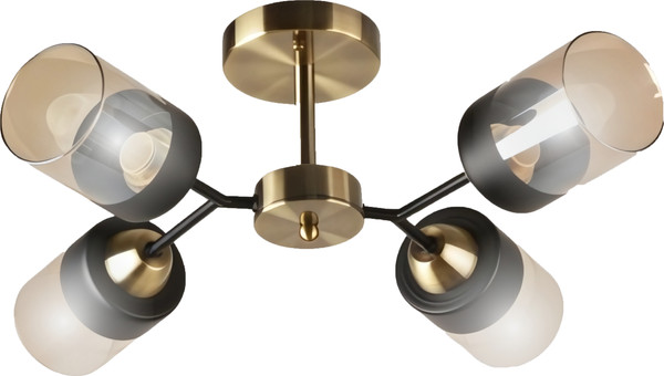 Изображение товара Люстра Aitin-Pro НПБ 02-4x60-105 / 7459/4 (бронза/черный)